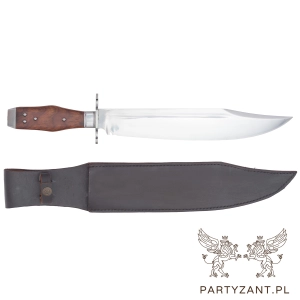 Kuty Nóż Bowie ze Stali Węglowej (46 HRC) 