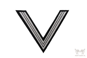 Waffen-SS Altekampfer Rank Chevron | Black