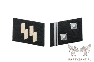 Patki Waffen SS - Runes - SS-Hauptscharfuhrer